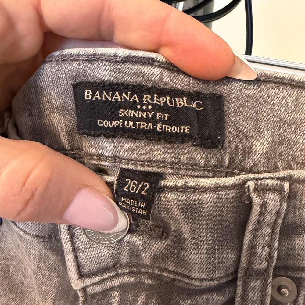 Banana Republic Gray Skinny Jeans